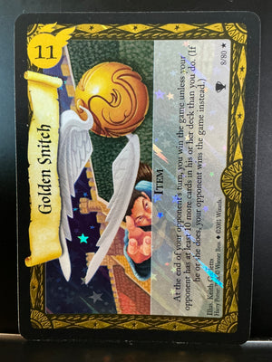 Harry Potter TCG Trading Card Game (2001) : Golden Snitch Holofoil 8/80