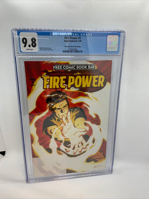 FCBD Fire Power #1 9.8 CGC Robert Kirkman