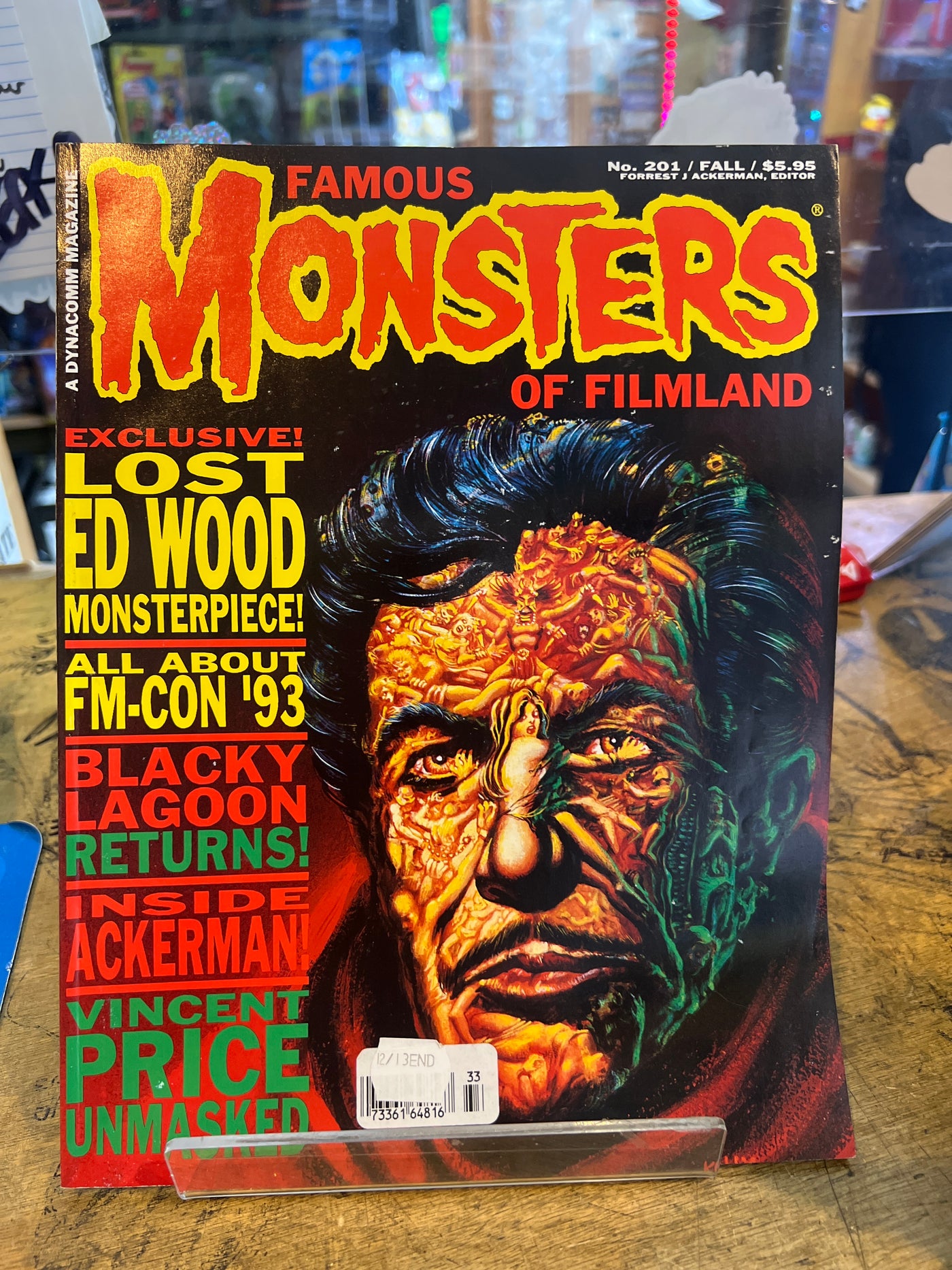 monsters of filmland FAMOUS MONSTERS OF FILMLAND #201