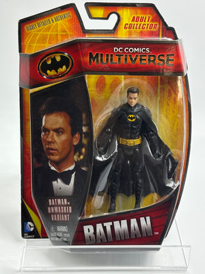 DC Comics Multiverse 3 3/4" Figures : Unmasked Michael Keaton Batman MOC