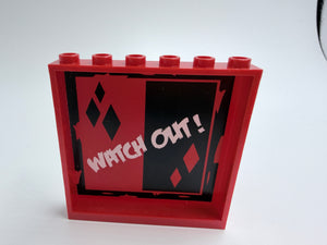 Lego Pieces: Batman Joker Funhouse Escape - Harley Quinn "Watch Out!" Billboard