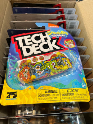 Tech Deck : Spongebob X Santa Cruz (Abstract) Fingerboard