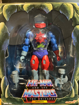 Masters of the Universe Super 7 Figures : Club Grayskull Filmation ROBOTO (Mint / Sealed / W. Shipper)