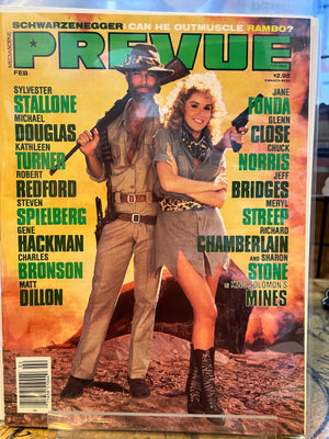 Prevue (1984 Steranko) Mediascene #62 King Solomon's Mines Cover