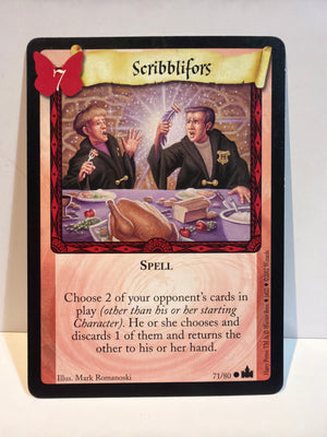 Harry Potter TCG Trading Card Game (2001) : Scribblifors
