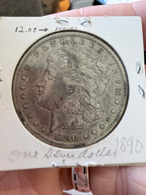 1890-O Morgan Silver Dollar (90% Silver)