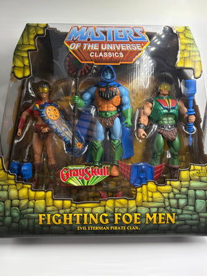 Masters of the Universe MOTU Classics: Fighting Foe-Men 3-Pack (MIB) W/ Mailer