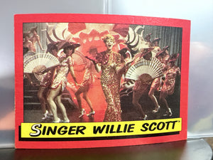 Indiana Jones & The Temple of Doom : 1984 Topps Trading Cards - #2 Singer Willie Scott