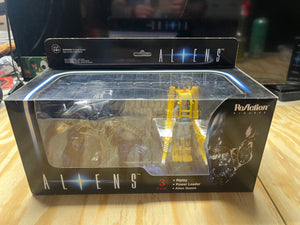 Reaction Super7 : Aliens Ripley / Queen & Powerloader MISB