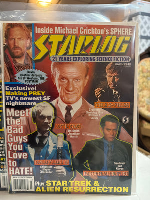Starlog #248 Bad Guys Cover