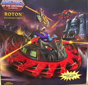 Masters of the Universe MOTU Classics: ROTON MINT IN SEALED BOX W/ Skecon Figure