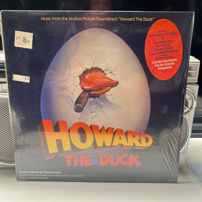 HOWARD THE DUCK : OST Soundtrack Vinyl LP  Original Pressing Sealed W/ Hype