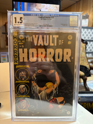 The Vault of Horror #39  E.C. Comics 1954 CGC 1.5 Cream To Off-White