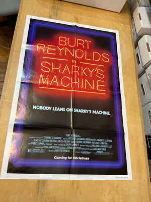 Sharky's Machine : Advance One-Sheet Poster Folded