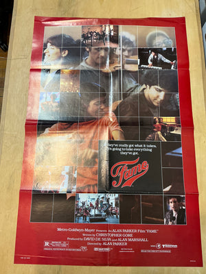 FAME :  Original One-Sheet Poster Folded
