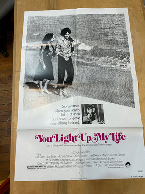 You Light Up My Life (1977):  Original One-Sheet Poster Folded