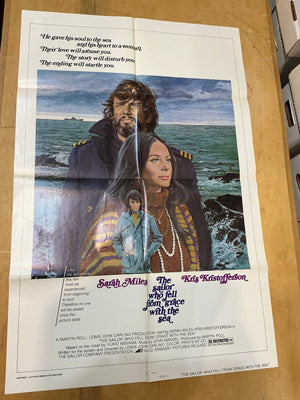 The Sailor Who Fell From Grace With The Sea (Kris Kristofferson):  Original One-Sheet Poster Folded (Copy)