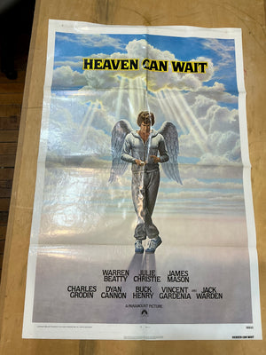 Heaven Can Wait :  Original One-Sheet Poster Folded