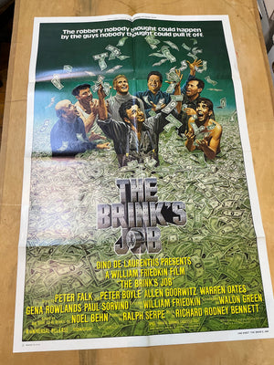 The Brink's Job :  Original One-Sheet Poster Folded Peter Falk / Peter Boyle