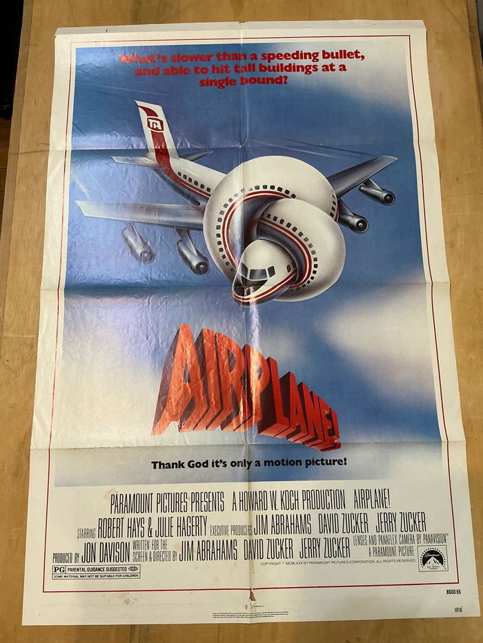 Airplane! :  Original One-Sheet Poster Folded
