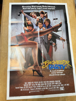 Bachelor Party :  Original One-Sheet Poster Folded Tom Hanks