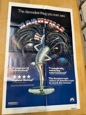 Nashville :  Original One-Sheet Poster Folded Robert Altman