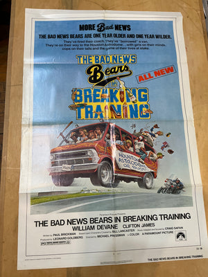 Bad News Bears In Breaking Training :  Original One-Sheet Poster Folded