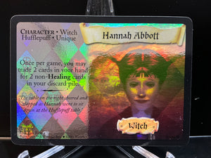 Harry Potter TCG Trading Card Game (2001) : Hannah Abbot (Hologram) 7/116