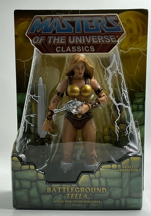 Masters of the Universe MOTU Classics: Battle Ground Teela (MIB) W/ Mailer