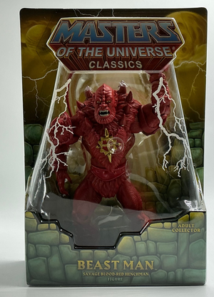 Masters of the Universe MOTU Classics: Power Con Red Beast Man (MIB) W/ Mailer