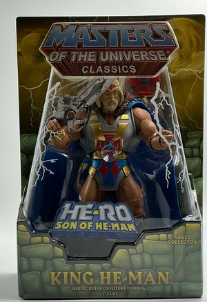 Masters of the Universe MOTU Classics:  King He-Man (Son of He-Man)  (MIB) W/ Mailer