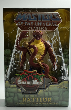 Masters of the Universe MOTU Classics: Rattlor (MIB) W/ Mailer