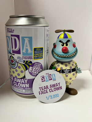 Funko Soda (OPENED): Tear Away Face Clown