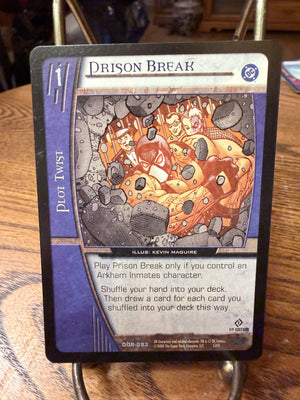 DC Versus System Card Building Game - Prison Break