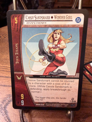 DC Versus System Card Building Game - Cassie Sandsmark : Wonder Girl