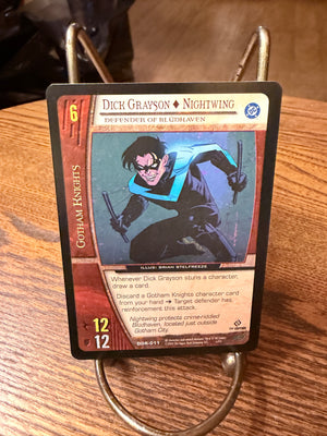 DC Versus System Card Building Game - Dick Grayson : Nightwing - Defender of Bludhaven