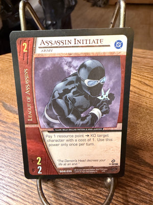 DC Versus System Card Building Game - Assassin Initiate