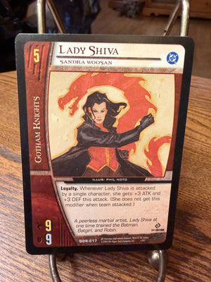 DC Versus System Card Building Game - Lady Shiva
