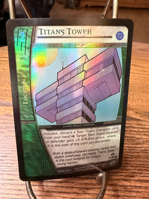 DC Versus System Card Building Game -  Titans Tower (FOIL)