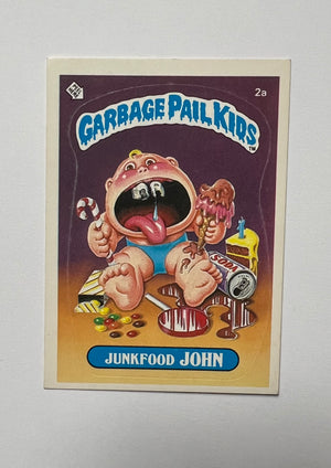 Garbage Pail Kids SINGLES: 1985 Junkfood John (2a)