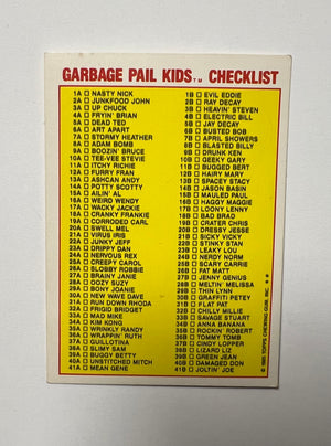 Garbage Pail Kids SINGLES: 1985 Dead Ted (5a)