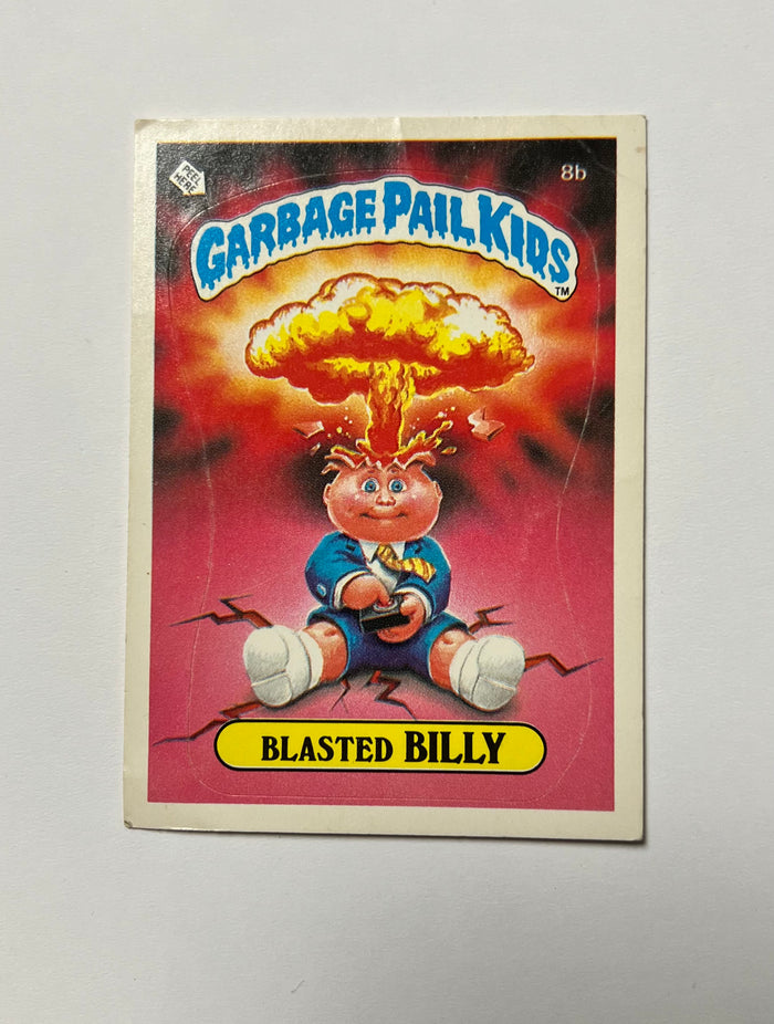 Garbage Pail Kids SINGLES: 1985 Blasted Billy (8b) Checklist Back