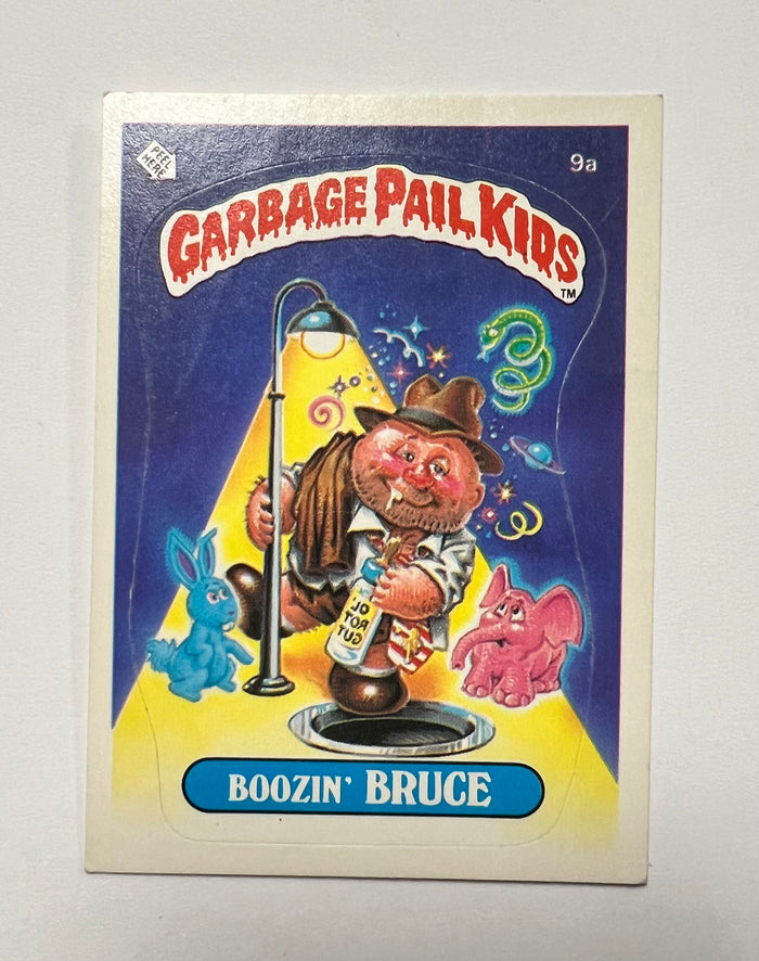 Garbage Pail Kids SINGLES: 1985 Boozin' Bruce (9a)