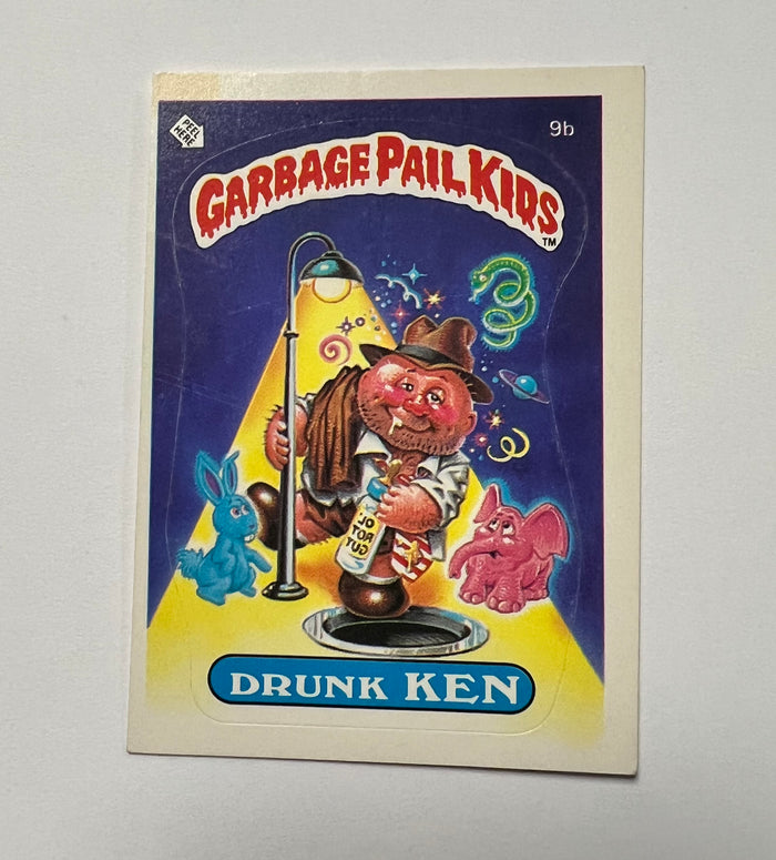 Garbage Pail Kids SINGLES: 1985 Drunk Ken (9b)