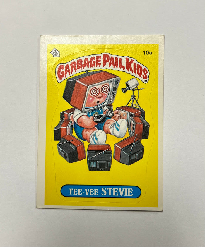 Garbage Pail Kids SINGLES: 1985 Tee-vee Stevie (10a)