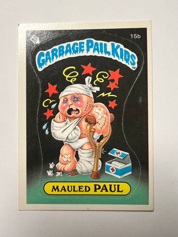 Garbage Pail Kids SINGLES: 1985 Mauled Paul (15b)