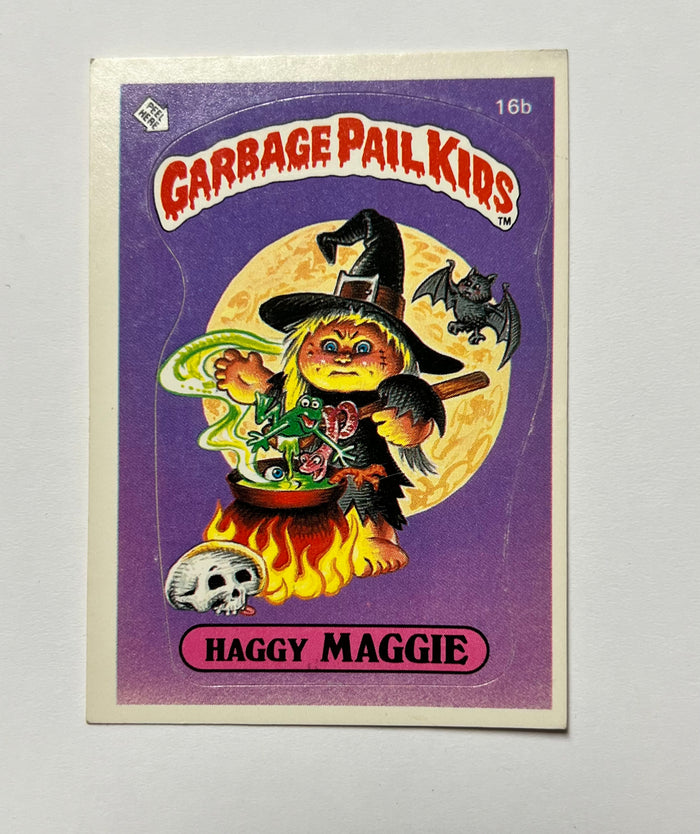 Garbage Pail Kids SINGLES: 1985 Haggy Maggie (16b)