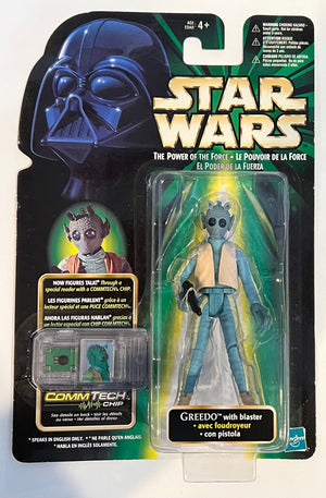 Star Wars Power of the Force: Commtech Greedo Figure