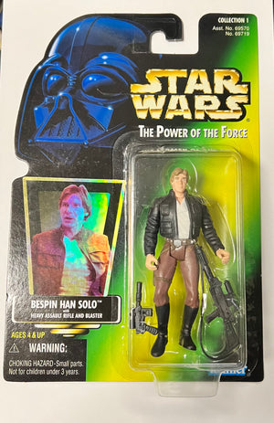 Star Wars Power of the Force Bespin Han Solo Figure