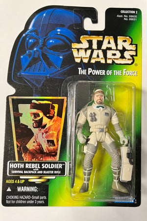 Star Wars Power of the Force Hoth Rebel Soldier Figure